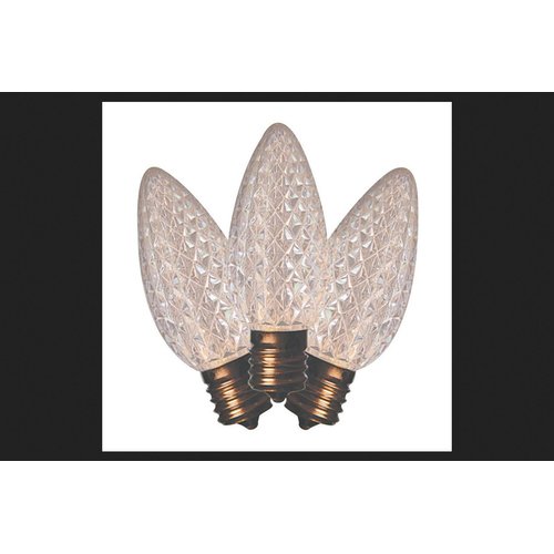 HOLIDAY BRIGHT LIGHTS 25 Pack White C9 LED Bulb