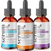 artnaturals Anti-Aging-Set with Vitamin-C Retinol and Hyaluronic-Acid - (3 x 1 Fl Oz / 30ml) Serum for Anti Wrinkle and Dark Circle Remover – All Natural and Moisturizing