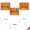 The Best Card Company - 10 Halloween Note Cards Assorted (4 x 5.12 Inch) - Fun and Spooky Kids Cards, Boxed Set - Spooky Words AM6123HWG-B1x10