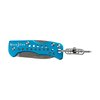 Nite Ize DoohicKey Key Chain Knife, Folding Pocket Knife for Keychain, Blue