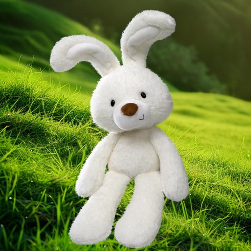 ILOVETEEPEE 10 Inches Kawaii Bunny Plush Bunny Stuffed Animal Cute Rabbit Plush Pillow Gift for Kids to Hug