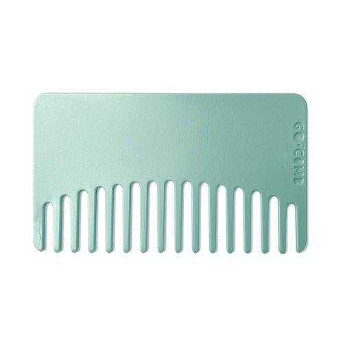 Go-Comb - Wallet Sized Hair & Travel Comb - Wide Tooth - Aqua 5-Pack