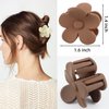 JOYRUBY Mini Flower Claw Clips for Thin Hair - 8PCS Cute Non-Slip Matte Hair Clips for Girls and Women
