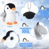 7 Pcs Penguin Plush Toys Set Penguin Stuffed Animal Zoo Penguin Toys with Mom and Small Baby Cute Penguin Plushie Realistic Baby Animals for Gift Christmas Birthday Bag Stuffings Decoration(Penguin)