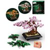 Muiurple Bonsai Tree Building Sets, Four Season Cherry Bonsai Tree Building Kit, Artificial Plant Decor for Home, Mother's Day Present for Her, Xmas Gifts for Adults Girls&Boys (493pcs)