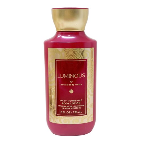 Bath & Body Works Luminous Duo Set -Daily Nourising Body Lotion and Body Wash with a Himalayan salts Spring Sample Soap.