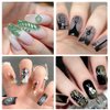 Biutee Nail Stamping Plates set 8 pcs Nail stamping polish gel 10pcs Templates with stamper Nail Art Plates set Christmas Nail Plates animal flower design