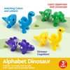 Coyban Dinosaur Letter Matching Toys, Educational Toys, Counting Dinosaur Sorting Toy Set, Montessori Learning Toys, Matching Letters Fine Motor Toys