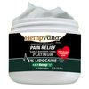 Hempvana Platinum 5% Lidocaine Relief Cream, Maximum Strength, AS-SEEN-ON-TV, Strongest Cream, Numbs Irritated Nerves for Fast Relief, Non-Greasy. Targeted Long-Lasting Relief. Enriched with Hemp