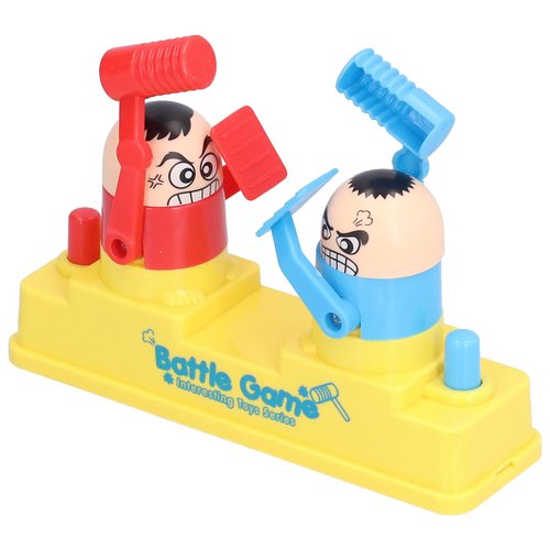 Children Hammer Battle Toy, Plastic Sparring Robot Toy Battle Robot Game Toy Stress Pressure Reduction Toy Table Game for Children 3 Years Old +