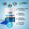 AKI Blue Spirulina Powder Pack- Loaded with Antioxidants | Vegan & Authnetic Food Coloring - Ideal for Making Smoothies, Ice Cream, Yogurt or Pastries ((1 Oz/28.35gr))
