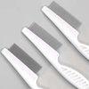Stainless Steel Fine Tooth Comb Dandruff Comb, Professional Fine Tooth Hair Comb for Kids and Adults