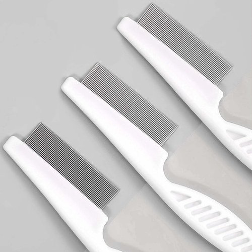 Stainless Steel Fine Tooth Comb Dandruff Comb, Professional Fine Tooth Hair Comb for Kids and Adults