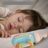 Baby Musical Toy 18M+ Cute Baby Bottle Light Up Music Baby Toys Early Learning Educational Infant Toys Baby Girl Boys Birthday Gift Toy for 2 3 Years Old (Blue)