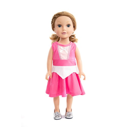 Little Adventures Twirl Princess Doll Dress (Sleeping Beauty) - Doll Not Included - Machine Washable Child Pretend Play and Party Doll Clothes with No Glitter