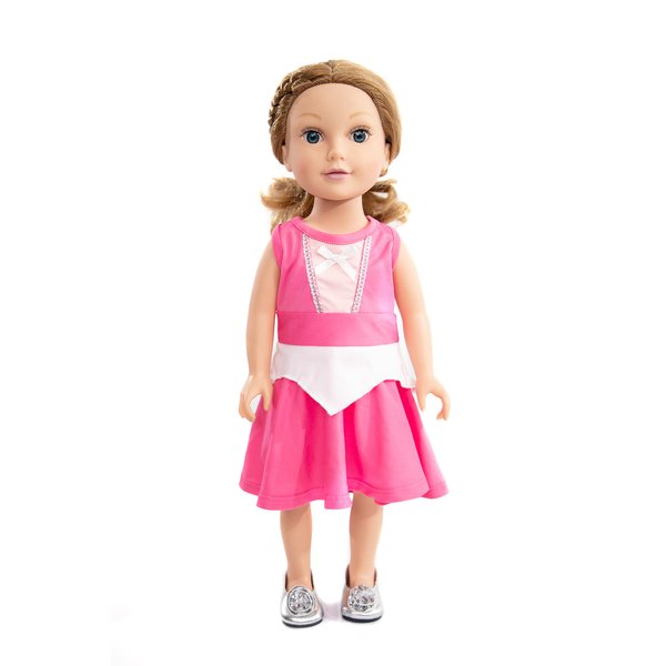 Little Adventures Twirl Princess Doll Dress (Sleeping Beauty) - Doll Not Included - Machine Washable Child Pretend Play and Party Doll Clothes with No Glitter