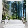 Llamazing Forest Tapestry Home Decor Landscape Tapestry Living Room Bedroom Decoration Tapestry Magic Tapestry Curtain (Morning Forest, 78''L×60''W)