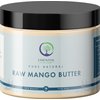 Essential Living: Unrefined Mango Butter - For Raw and Organic Lip Balms, Body Lotion, Body Butter, Body Scrub and Organic Soap Making - 16-oz. Jar - 100% Natural