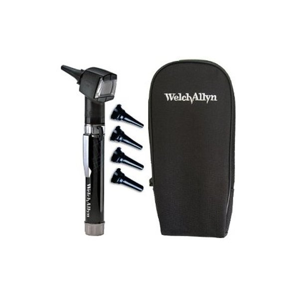 Welch Allyn Diagnostic Otoscope Set - PocketScope Junior with Handle and Soft Case