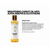 Organic Carrot Oil with Papaya Extract - Toning & Brightening Oil - Infused with Vitamin C, Non- Greasy Fast Absorbing Formula, Nourishing, Moisturizing, Hydrating, Face and Body Skincare Oil, 100% Pure Natural Organic Body Oil (6.7 oz / 200ml)