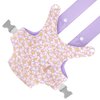 GAGAKU Baby Doll Carrier for Toddler Toy Baby Carrier for Dolls Accessories Doll Carrier for Little Girls – Purple (with Pink Flowers)