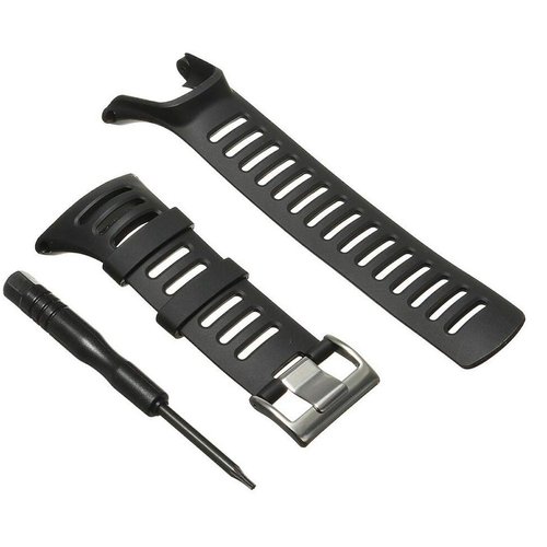 Replacement Strap for Suunto Ambit 1 2 2R 2S - Premium Waterproof Watch Band 24mm - Screwdriver Included (Black)