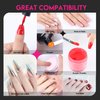 Gel Polish Base Top Coat: 2 Pcs Quick Dry Gel Nail Polish Base and Top Coat Clear Long Lasting U V Light Gel Nail Polish Base and Top Coat Set