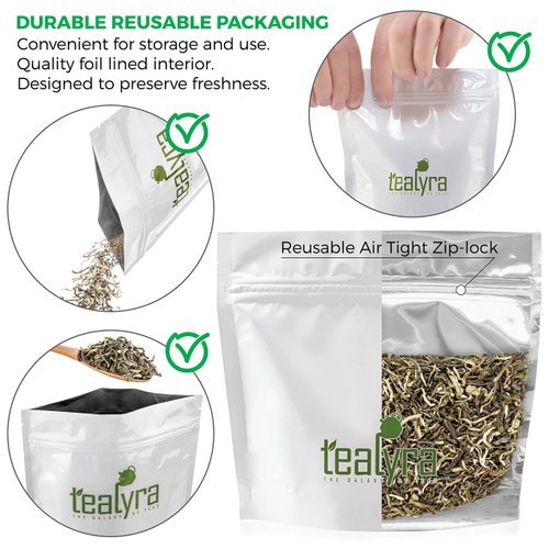 Tealyra - Jasmine Yin hao - Loose Leaf Green Tea - Premium Chinese Tea - High in Antioxidants - Organically Grown - 200g (7-ounce)