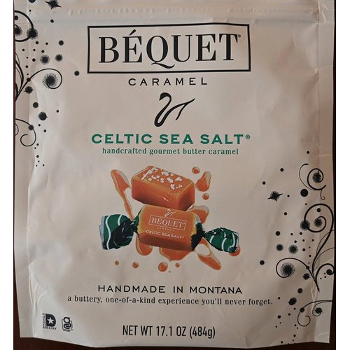 Bequet Caramel Celtic Sea Salt, 17.1 Ounce