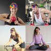 NDISTIN Tie Dye Hair Band Wristband Sweat Headband Teens Head Band Scarfs for Women Non Slip Elastic Band 1 Pack