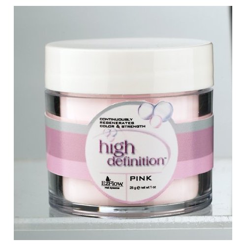 EZ Flow High Definition Powder False Nails, Pink, 0.75 Ounce