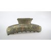 Generic Iridescent gray abalone sea shell effect hair claw clamp clip