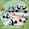 Sotiff 36 Pcs Panda Stuffed Animal Panda Plush Animal Toy 4 Inch Mini Stuffed Animals Small Soft Stuffed Panda Gifts, Jungle Safari Party Favors, Classroom Prizes, Stocking Stuffers for Boys and