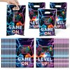 50Pcs Video Game Party Favor Bags, Video Game Party Bags, Gaming Sweet Goody Candy Treat Bags, Game on Theme Party Decorations Plastic Gift Bag Birthday Snack Bag for Kids Birthday Party Supplies