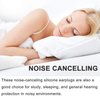 Ear Plugs for Sleeping, Reusable Silicone Moldable Noise Cancelling Sound Blocking Reduction Earplugs for Swimming, Snoring, Concerts, Shooting, Airplanes, Musicians, 32dB Highest NRR