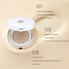 Meiyan Tang Lightweight Cushion Foundation BB Cream - Natural Coverage, Hydrating, Long-Lasting, Non-Drying, Waterproof, Anti-Sweat, Flawless Matte Finish, Unique Butterfly Puff Design