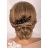 Kercisbeauty Gothic Small Cute Handmade Black Hair Pins Wedding Women Girls Prom Party Hair Jewelry Hair Styling Accessories