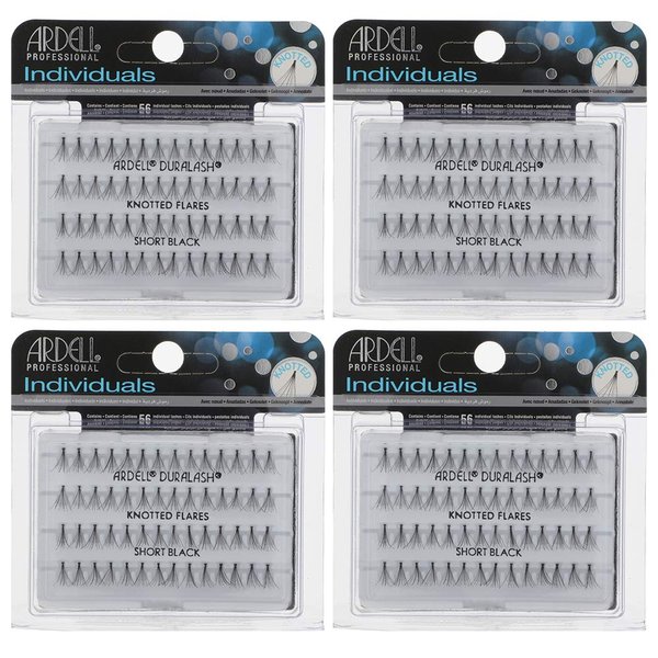 Ardell DIY Lash Clusters False Eyelashes Individual Lashes Eyelash Extension Kit Short - Black 4 Pack