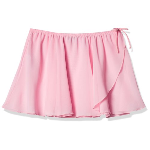 Jacques Moret Little Girls Dance Basic Wrap Skirt, Pink, Small(6-7)