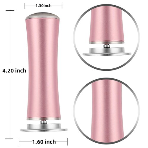 Electric Callus Remover, ELEVEN EVER Foot File Pedicure Tool(Speed Adjustable) with Recyclable Glass Grinder and 20pcs Replacement Sandpaper Disk for Men Women Dead Dry Crack Skin Calluses Pink