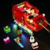 Kyglaring LED Lighting Kit Only - Lights Set Designed for Lego Holiday Santa's Sleigh Exclusive Building Kit Set - Without Lego Set (Classic Version)