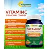 aSquared Nutrition Vitamin C Liposomal Complex - 1500mg Supplement - 180 Capsules - High Absorption VIT C Ascorbic Acid Pills - Supports Immune System & Collagen Health - 90 Servings
