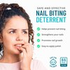 Stop Nail Biting Treatment - Clear, Bitter-Tasting Nail Polish To Stop Nail-Biting - Easy To Apply and Safe For Children - Nail Strengthener Solution - Nail Care for Healthy Nail Growth (0.5 fl oz)