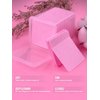 800 PCS Lint Free Nail Wipes, Eyelash Extension Glue Wipes, Lash Glue Cleaning Pads, Adhesive Wipes, Nail Polish Remover Wipes for Lash Extension Supplies (Pink)