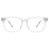 TIJN Blue Light Blocking Glasses for Women Men Clear Frame Square Nerd Eyeglasses Anti Blue Ray Computer Screen Glasses