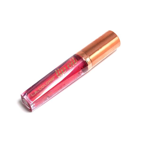 LA Colors Pick 1 Color Lip Oil Lipgloss Lip Gloss Balm Ultra Hydrating Formula + Free Zipper Bag (CLG446 Strawberry Fizz : Strawberry Scented)