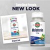 KAL Melatonin 5mg Sleep Aid, Melatonin Supplement Supports Calming Relaxation and a Healthy Sleep Cycle, Fast Dissolving ActivMelts, Natural Vanilla Mint Flavor, Vegetarian, 90 Serv, 90 Micro Tablets