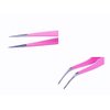 Aoshang 2PCS Stainless Steel Straight and Curved Tip Tweezers Nippers for Eyelash Extensions and Nail Art Sticker Rhinestone Eyelash Picker Acrylic Gel Nail DIY Art