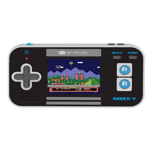 My Arcade Gamer V Classic-Blue: Portable Gaming Console with 220 Games, 2.5" Color Display, Pocket Size (DGUN-3919)