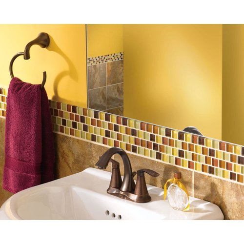 Moen YB2886ORB Eva Bathroom Towel Ring, Oil-Rubbed Bronze